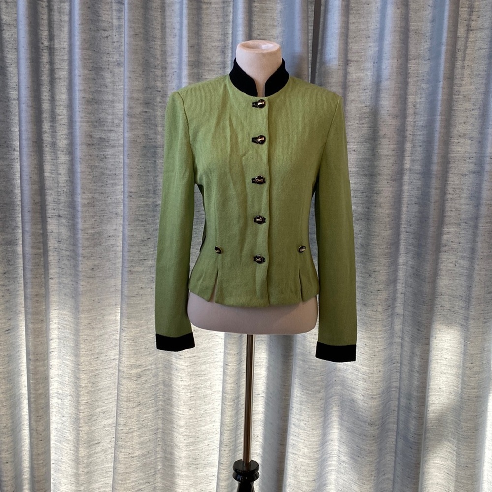 Apple green VINTAGE St John jacket